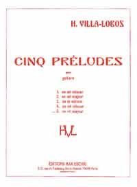 Prelude N 5 En Re Extrait De Cinq Preludes - Score