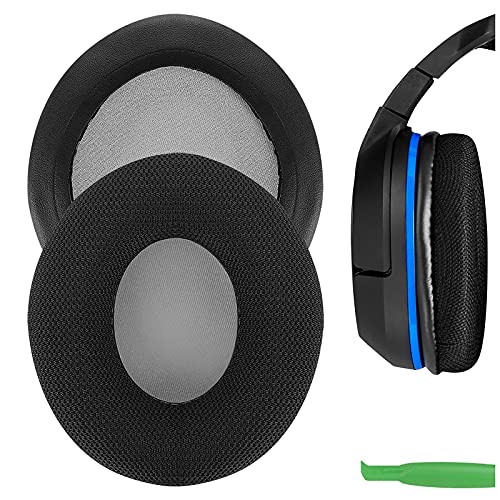 Geekria, Cuscinetti Di Ricambio Per Cuffie Da Gioco Turtle Beach Ear Force P11, Px22, Px51, Px24, Px21, Px4, Px5, X41, X42, X12, In Morbido Tessuto A