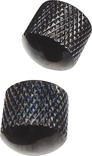 Set Pulsantiera Metallica Fender Style (2 Pezzi) – Nero