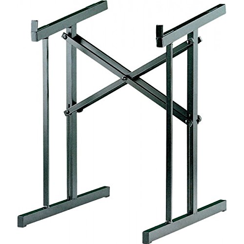 Proel Ks300 - Supporto Stand Robusto Per Mixer Audio, Fornito Di Regolazione A Barre Incrociate, Nero Opaco