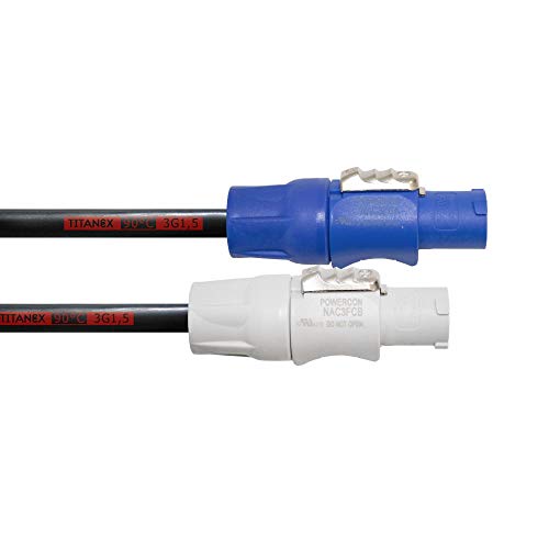 Peak Cfca 10 Fcb Cavo Powercon, 10 M Nero