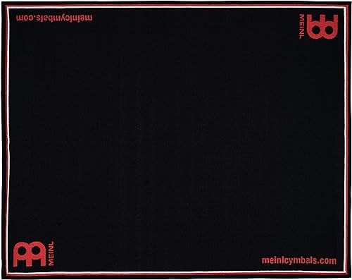 Meinl Cymbals Tappeto Per Batteria - 160 X 220 Cm - Parte Inferiore Antiscivolo - Nero - Accessori Per Strumenti Musicale (Mdr-Bk)