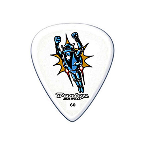 Blackline - Sacchetto Originale Alan Forbes, 0,60 Mm, Motivo: Raketenmann, Colore: Bianco