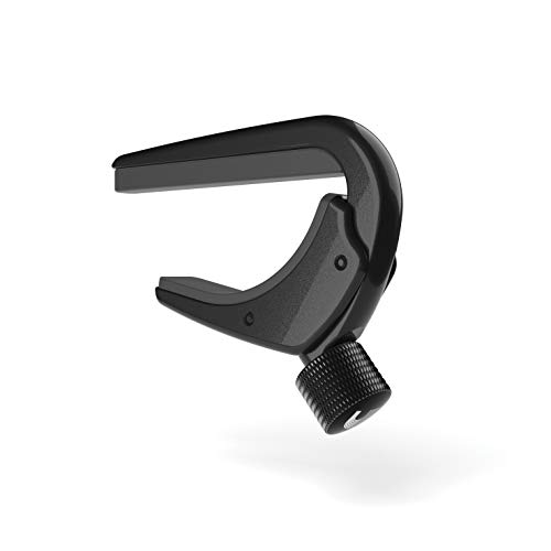 Planet Waves Pw-Cp-12 - Capotasto Mobile Capos Ns, Per Ukulele, In Alluminio, Nero