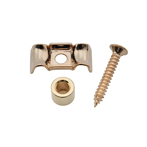 Musiclily Pro 16Mm Vintage Stile Farfalla Abbassacorde In Acciaio Per Chitarra Elettrica Tipo Strato E Basso, Dorato