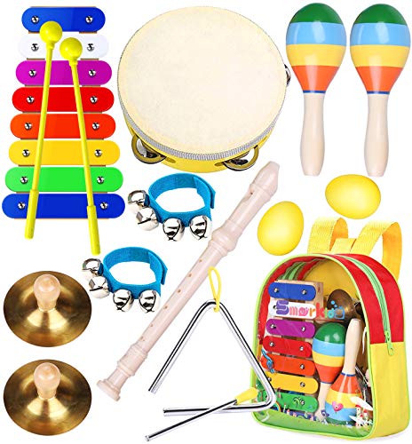 Musicali Giocattolo Strumenti Set Per Bambini - Smarkids Giocattolo Musicale A Percussione Per Bambini Giocattoli Educativi Prescolari Che Includono X