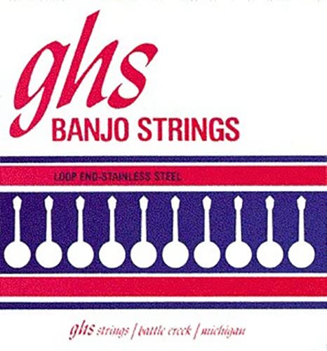 Ghs™ Strings »Johnny Baier Signature - 230 - Tenor Banjo« Corde Per Banjo Tenor - Phosphor Bronze Chenilled - Loop End - Medium: 11-14-24-30
