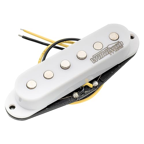 Wilkinson Low Gauss Vintage Tono Ceramico Pickup Ponte Single Coil Per Chitarra Stile Strat,Bianco
