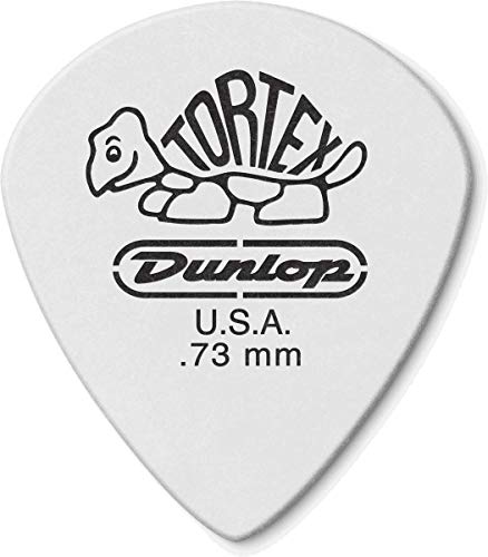 Dunlop Plettri Tortex Jazz Iii, Bianco, 0.73 Mm