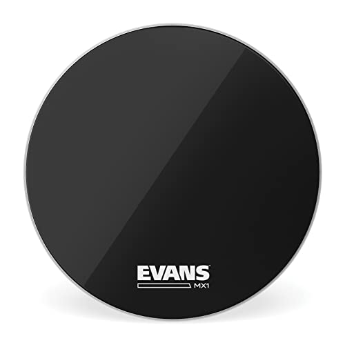 Pelle Evans Mx1 Per Grancassa Da Banda, 22 ", Colore Nero