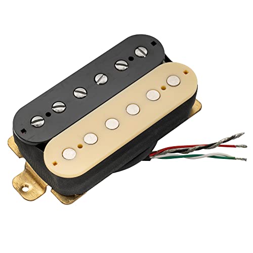 Musiclily 50Mm Pickup Humbucker Manico Per Chitarra Elettrica, Zebra