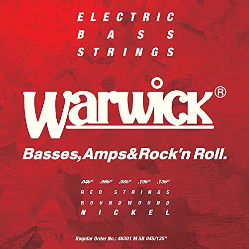 Warwick Red Nickel Electric Bass 5-String M Low B