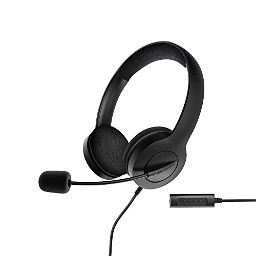 Energy Sistem Cuffie Office 3 (Usb E Spina Da 3,5 Mm, Controllo Del Volume Ed Equalizzatore, Microfono Retrattile) - Nero