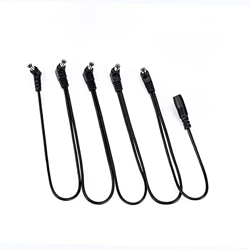 Musiclily Pro Cavo Di Alimentazione Adattatore Splitter Jack Dc 9V Con Cavo Daisy Chain A 5 Vie Per Pedali Effetto