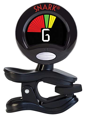 Snark Sn6X Clip-On Tuner For Ukulele, Black, 1.8 X 1.8 X 3.5 Inches