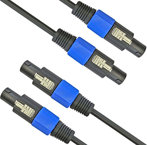 2 X Keepdrum Sc004 Cavo Speakon Box 15 M Cavo Altoparlante