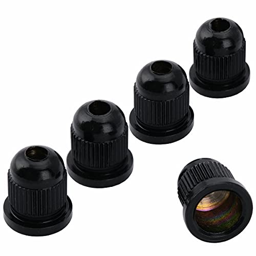 Musiclily Pro 13,2Mm Basso Boccole Passacorde In Acciaio Per Basso Elettrico 4/5 Corde, Nero (Set Di 5)