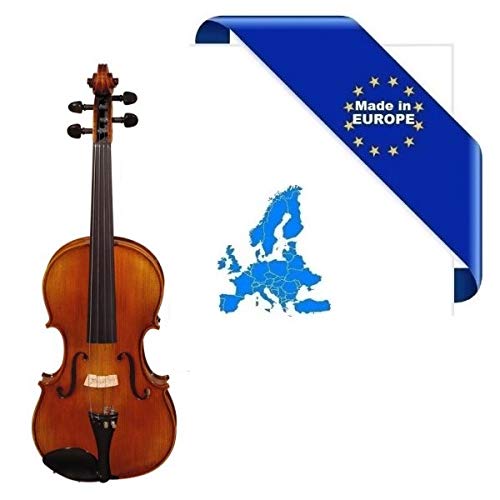 Viola 15,5" All Made In Europe Ponte Teller Tedesco Top Abete Massello Fondo/Fasce Acero Massello Tastiera/Piroli Ebano