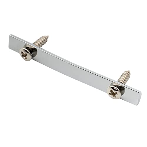 Musiclily Pro 45Mm Ottone Barra Abbassacorde Per Sistema Ponte Tremolo Double Locking Chitarra Elettrica Tipo Floyd Rose, Cromato