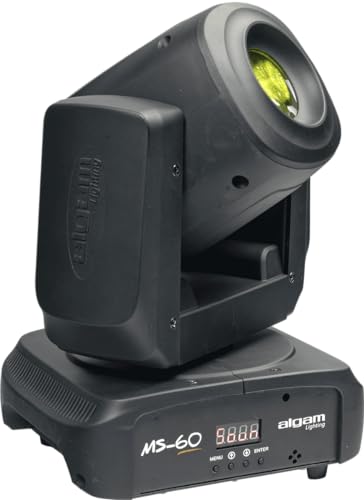 Algam Lighting - Ms60 - Lira Spot 60W Bianco - Effetto Colore, Rainbow, Stroboscope - 195 X 170 X 280 Mm - Ip20