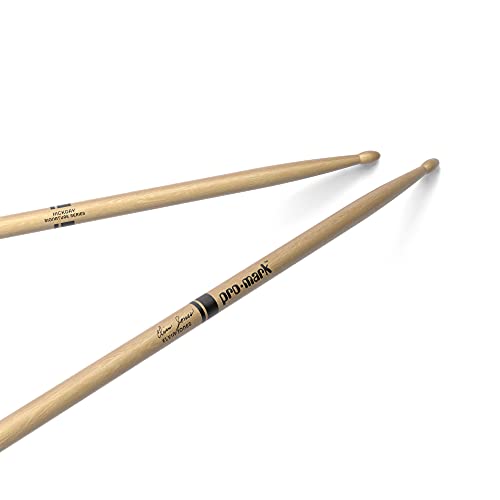 Bacchette In Hickory Promark Jz "Jazz" Con Punta In Legno, Design Di Elvin Jones
