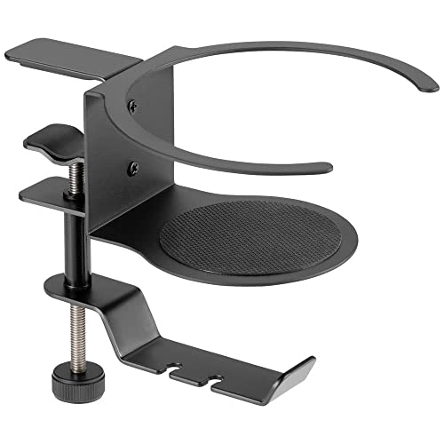 Speaka Professional Sp-Hch-120 Supporto Poggia Cuffie Con Passacavo Integrato Nero