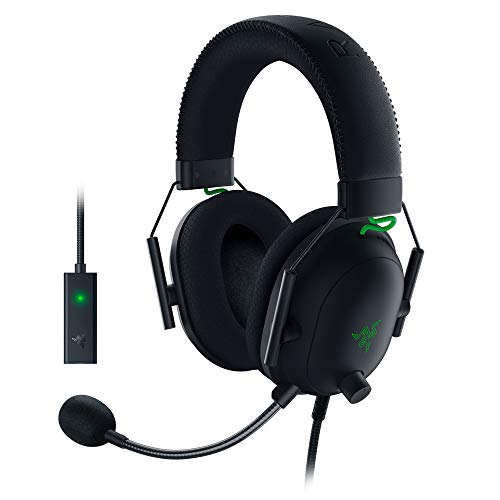 Razer Rz04-03230100-R3M1 Blackshark V2 Cuffie Da Gioco Cablate Con Scheda Audio Usb (Nero)