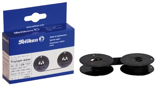 Pelikan - Nastro A Inchiostro Gruppo 1 D In Nylon Per Triumph-Adler, Per Macchine Da Scrivere, 13 Mm X 10 M, Nero