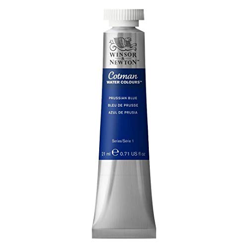 Winsor & Newton 0308538 Cotman - Tubo Acuarela, Blu (Blu Di Prussia), 21 Ml