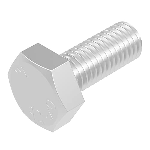 Seccaro Vite Esagonale M8 X 20 Mm, Acciaio Inox V2A Va A2, Din 933/Iso 4017, Esagono Esterno, 20 Pezzi