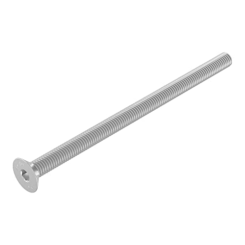 Seccaro Vite A Testa Svasata M6 X 100 Mm, Acciaio Inox V2A Va A2, Din 7991 / Iso 10642, Esagono Incassato, 20 Pezzi
