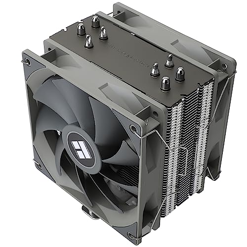 Thermalright Assassin Spirit 120 V2 Plus Raffreddatore D'Aria Per Cpu, 4 Tubi Di Calore, Raffreddatore Cpu A Doppia Ventola Silenziosa Pwm, Per Amd Am