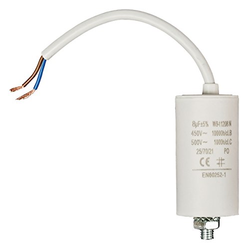 Fixapart W9-11208N Condensatore Bianco Fixed Capacitor Cilindrico