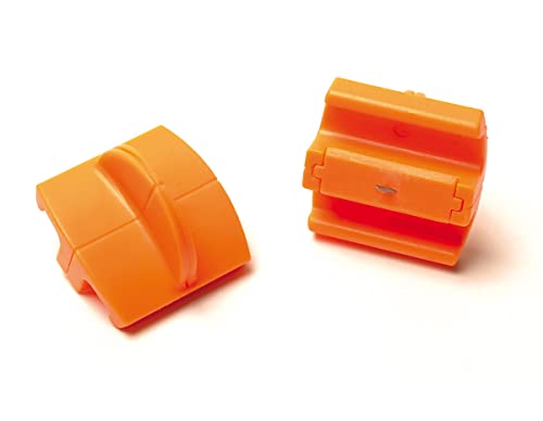 Fiskars Original Lame Di Ricambio Per Macchine Tagliacarte, 2 Pezzi, Per Tagli Dritti, High Profile Tripletrack, Arancione, 1003904