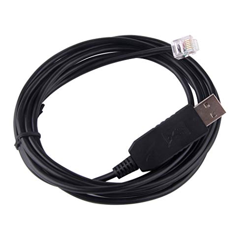 Usangreen Cavo Seriale Usb Db9 Rs232 A Rj11 Rj12 Per Motore Passo-Passo Dm432C Dm442 Dm556 Leadshine Servo 6Ft (Usb A Rj12 (Con Chip Ftdi))