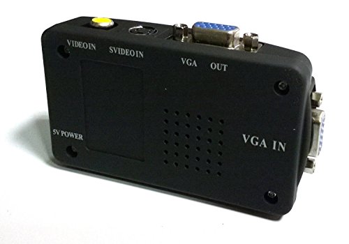 Tempo Di Saldi Convertitore Adattatore Video Da Av, Rca, S-Video A Vga Per Monitor E Proiettori