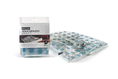 Perfetto Più Sottovuoto Manuale, 80% Polietilene, 20% Poliammide (Spessore 0,07 Mm), Avio O Cipria, 50 X 70 Cm, 2 Unità