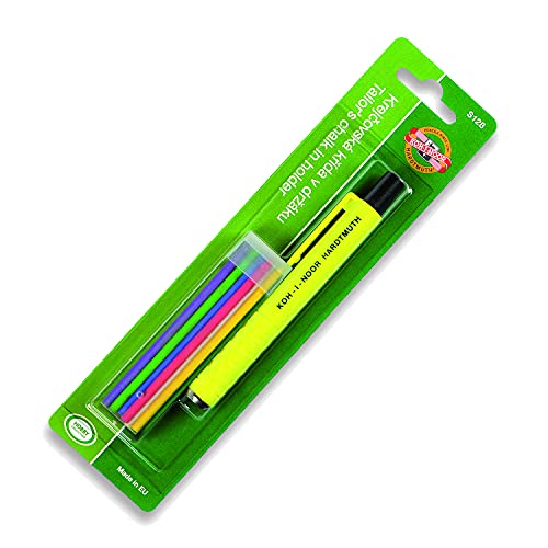Koh-I-Noor S128 Gesso Da Sarto Con Supporto, 1.5 X 5.8 X 22 Cm, Colori Assortiti, 1 Confezione