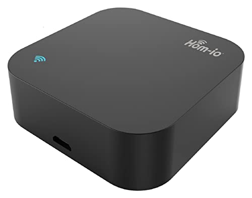 Hom-Io | Hom-Ir-Remote Pro, Ripetitore Universale Telecomandi Tv, Controllo Dispositivi Intelligente Wifi, Compatibile Con Alexa E Google Home, Rileva