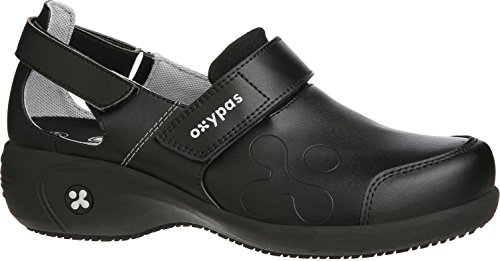 Oxypas Scarpe Da Lavoro In Pelle - Salma - Zoccolo Di Sicurezza Da Donna, Antiscivolo E Confortevole, Ideale Per L'Assistenza Ospedaliera E Infermieri