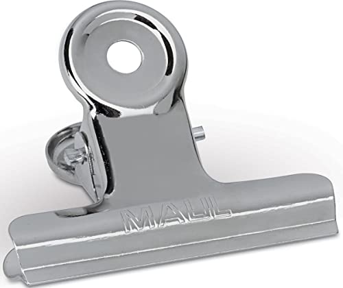 Maul Briefklemmer Aus Metall, Farbe: Nickel, Breite: 50 Mm, 5 Pezzi