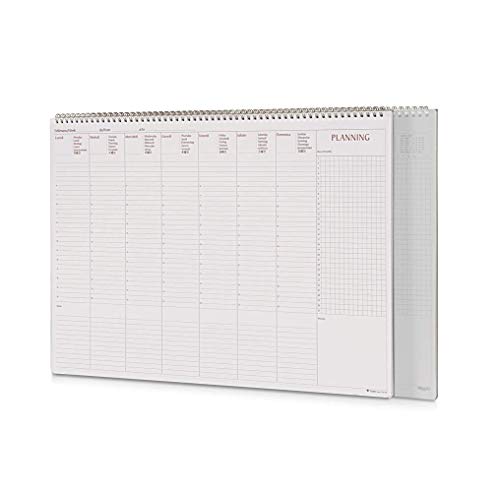 Planning Settimanale Da Tavolo Cm. 35X25 Non Datato