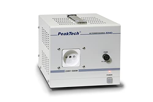 Peaktech 2240 - Trasformatore Di Isolamento, Dispositivo Di Misurazione, Nucleo Toroidale, Isolamento Galvanico, Classe Di Protezione 1-160 X 125 X 23