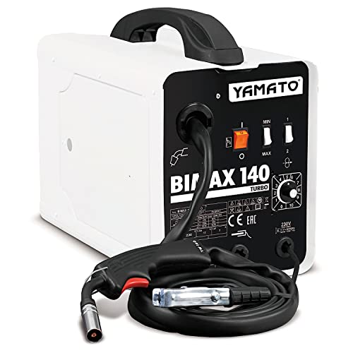 Telwin 821076 Bimax 140 Turbo Saldatrice A Filo Flux E Mig-Mag, 230 V, Bimax 140, Bianco