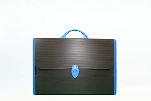 Balmar 2000 Pf14254/R10 Valigetta Hardox 254/R, Nero 28 X 43 X 8.5 Cm In Polionda Nero Con Dorsi Rigidi, Accessori In Colori Assortiti