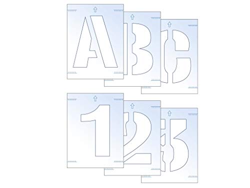 Scan 9406 100Mm Letter And Number Stencil Kit