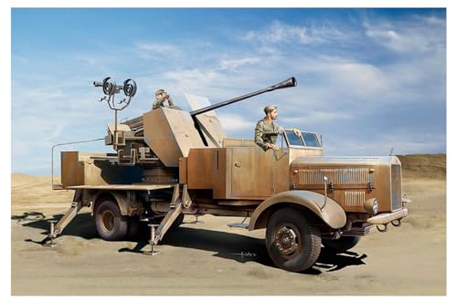 Trumpeter 09595 German L4500A Mit 5Cm Flak 41 I - Scala 1/35 - Scatola Di Montaggio In Plastica