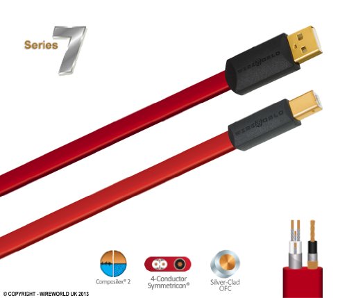 Wireworld Starlight 8 Cavo Usb A-B In Rame Rivestito In Argento Da 1Mt