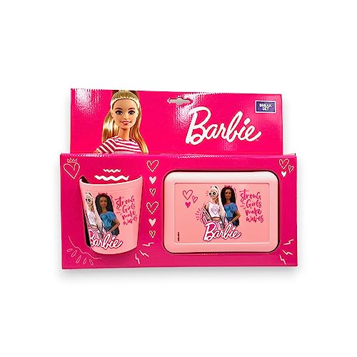 Barbie Break Set - Portamerenda - Tazza - Set Per Bambini - Royal Industry