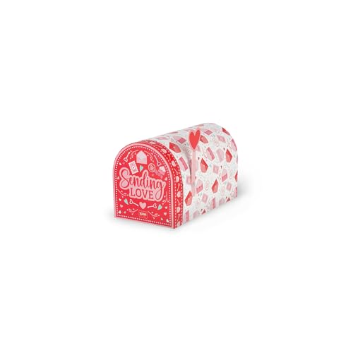 Legami Scatola Regalo Love Mailbox, Confezione Regalo Cassetta Postale In Carta Certificata Fsc, Tema Love Letters, Small, 6.5 X 8.3 X 12.2 Cm